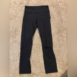 Black Lululemon crops